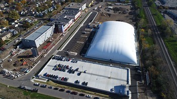 Hmong College Prep Academy Athletic Complex Dome Goes Up